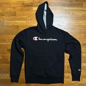 Champion - Men’s Hoodie - Size Small - Black